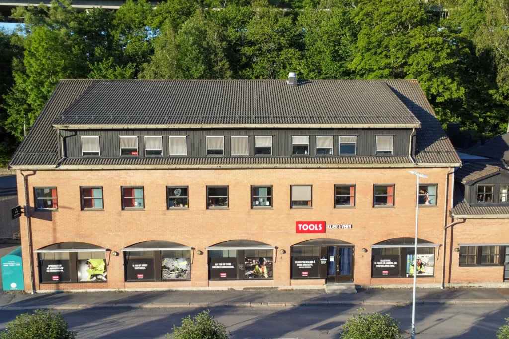 Strandgata - Sarpsborg -dronebilde - 2025